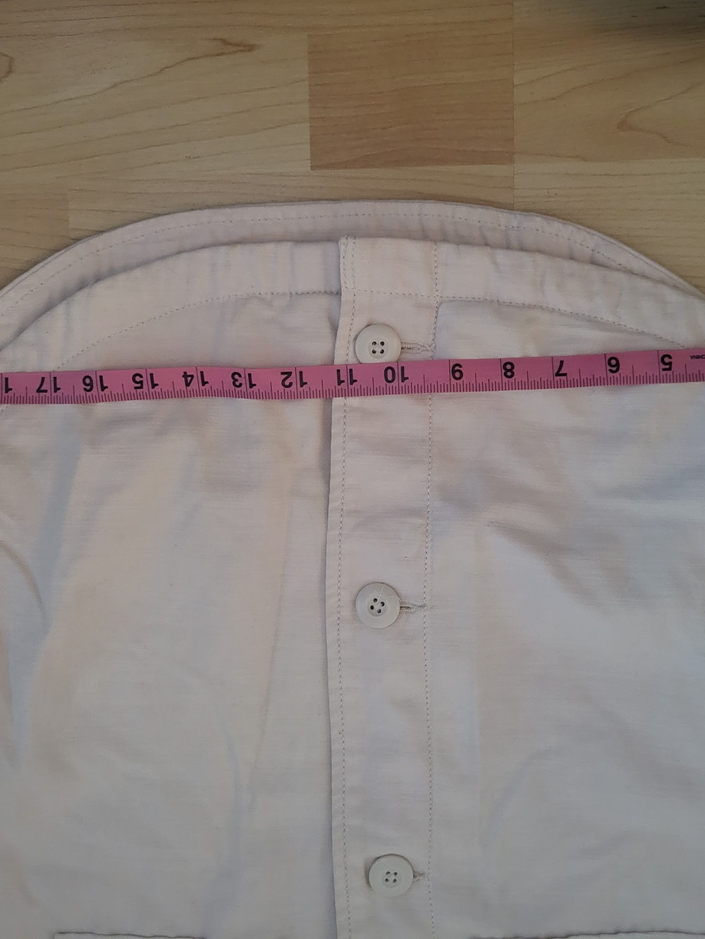 Light Cream Utility Jacket - Picture 7 of 8